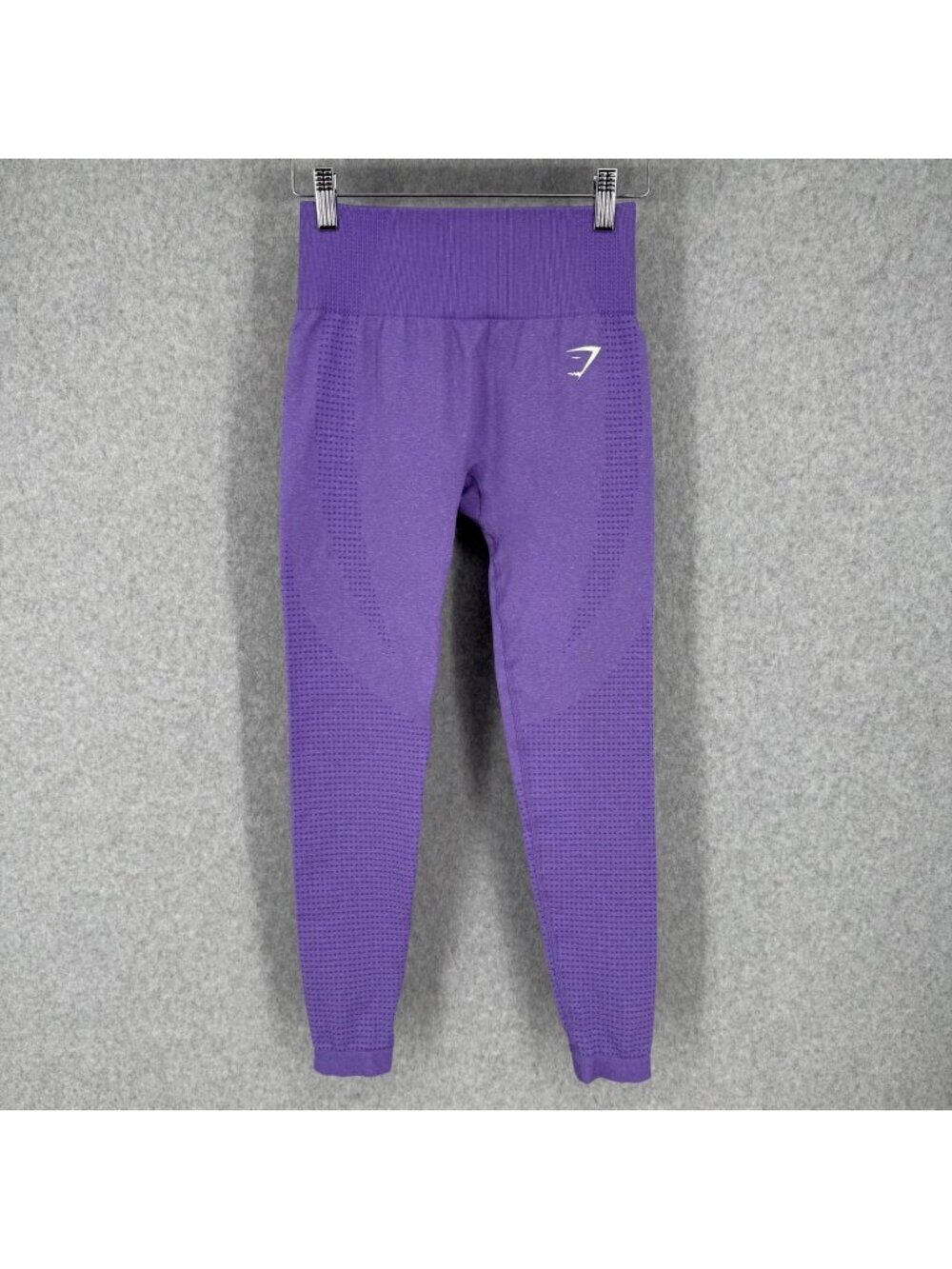 Gymshark Womens Vital Regular Leggings Size S Bright Purple Marl Workout Casual